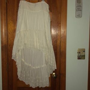 free people high low skirt